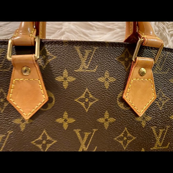 Louis Vuitton logo Alma PM authenticated by Entrupy. Excellent condition. - Picture 6 of 13